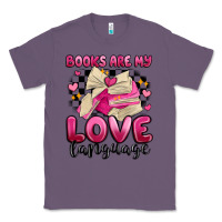 Lavender books are my love language Classic Tee - MaliasSmallBusiness