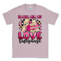 Lilac books are my love language Classic Tee - MaliasSmallBusiness