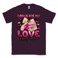 Plum books are my love language Classic Tee - MaliasSmallBusiness