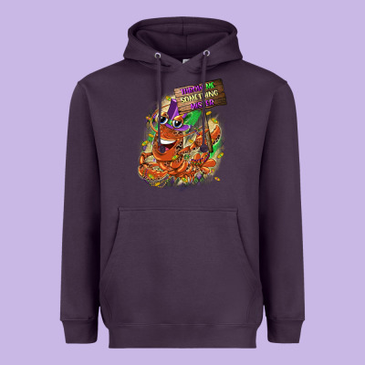 Throw Me Something Mister Heavyweight Hoodie Designed By Cowgirlartshop