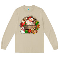 Mushroom Santa Long Sleeve Tee - MaliasSmallBusiness