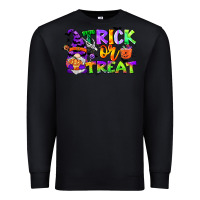 Black trick or treat gnome Premium Sweatshirt - CowGirlArtShop