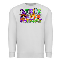 Dove Grey trick or treat gnome Premium Sweatshirt - CowGirlArtShop