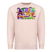 Pale Pink trick or treat gnome Premium Sweatshirt - CowGirlArtShop