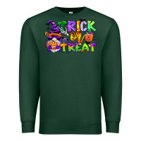 Sports Green trick or treat gnome Premium Sweatshirt - CowGirlArtShop
