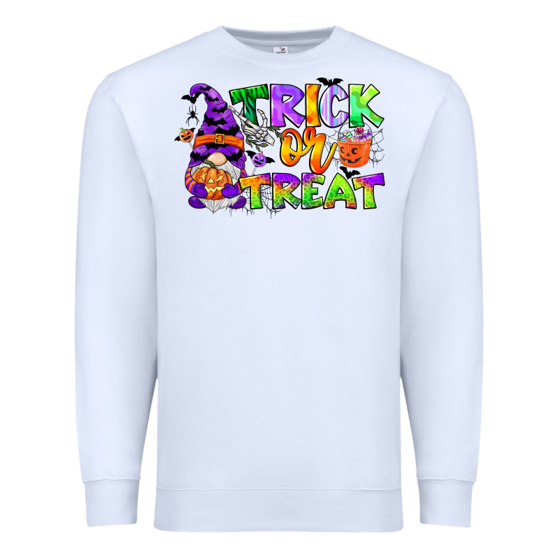 Trick Or Treat Gnome Premium Sweatshirt by CowGirlArtShop | Teevron