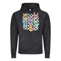 Vintage Black easter bunny candy Vintage Hoodie - MaliasSmallBusiness