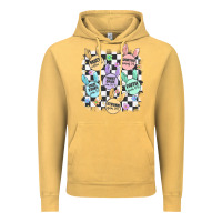Vintage Mustard easter bunny candy Vintage Hoodie - MaliasSmallBusiness