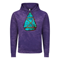 Cloud Purple turquoise arrowhead Vintage Hoodie - Jasminsmagicworld