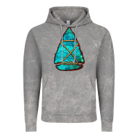 Cloud Rock turquoise arrowhead Vintage Hoodie - Jasminsmagicworld