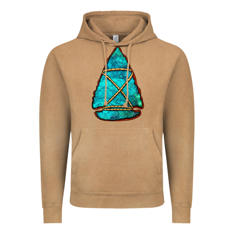 Turquoise Arrowhead Vintage Hoodie by Jasminsmagicworld | Teevron