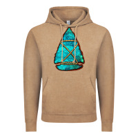 Vintage Coffee turquoise arrowhead Vintage Hoodie - Jasminsmagicworld