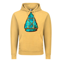 Vintage Mustard turquoise arrowhead Vintage Hoodie - Jasminsmagicworld