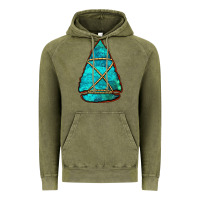 Vintage Olive turquoise arrowhead Vintage Hoodie - Jasminsmagicworld