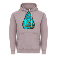 Vintage Zinc turquoise arrowhead Vintage Hoodie - Jasminsmagicworld