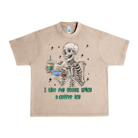 French Oak i like my books spicy and coffee icy Urban Heavy Tee - MaliasSmallBusiness