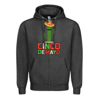 Charcoal Heather Cinco De Mayo Gift Idea Zipper Hoodie - Bettercallsaul
