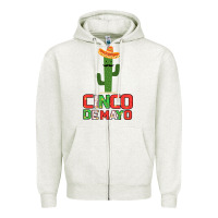 Oatmeal Heather Cinco De Mayo Gift Idea Zipper Hoodie - Bettercallsaul