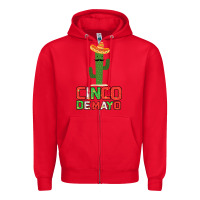 Red Cinco De Mayo Gift Idea Zipper Hoodie - Bettercallsaul