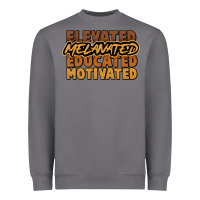 Storm elevated melanated educated motivated Heavyweight Sweatshirt - NancyCooperArtShop