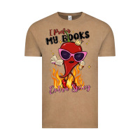 Vintage Coffee i prefer my books extra spicy Vintage Tee - MaliasSmallBusiness