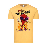 Vintage Mustard i prefer my books extra spicy Vintage Tee - MaliasSmallBusiness