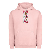 Pigment Salmon baseball pen wraps Urban Hoodie - BundleAndBundleShop
