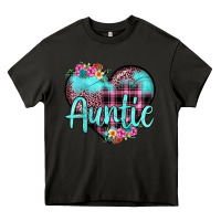 Asphalt auntie leopard turquoise heart Heavy Core Tee - JahusDesignShop