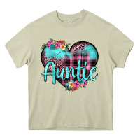 Mossy auntie leopard turquoise heart Heavy Core Tee - JahusDesignShop