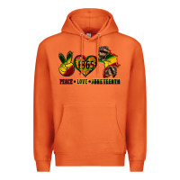 Carrot peace love juneteenth Premium Hoodie - CowGirlArtShop