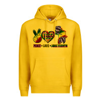 Lemon peace love juneteenth Premium Hoodie - CowGirlArtShop