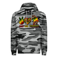 Slate Camo peace love juneteenth Premium Hoodie - CowGirlArtShop