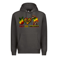 Smoke peace love juneteenth Premium Hoodie - CowGirlArtShop