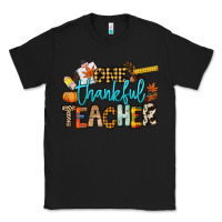 Black One thankful Teacher Classic Tee - NancyCooperArtShop