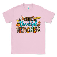 Bubblegum Pink One thankful Teacher Classic Tee - NancyCooperArtShop