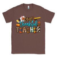 Chestnut One thankful Teacher Classic Tee - NancyCooperArtShop