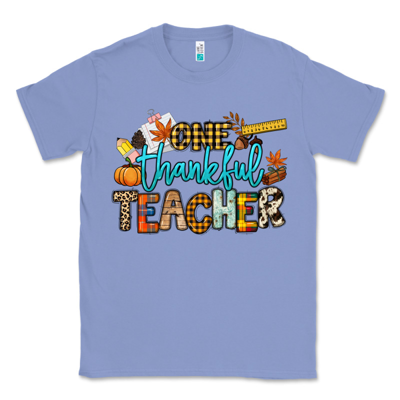 One Thankful Teacher Classic Tee by NancyCooperArtShop | Teevron