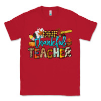 Red One thankful Teacher Classic Tee - NancyCooperArtShop