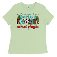 Matcha santa s favorite soccer player Ladies Tee - JahusDesignShop