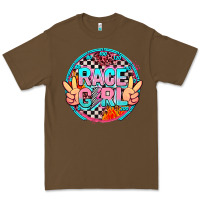 Cacao race girl with leopard and peace hand Premium Tee - AdoDesignShop