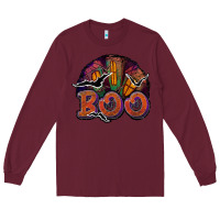 Burgundy boo Long Sleeve Tee - JahusDesignShop