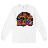 White boo Long Sleeve Tee - JahusDesignShop