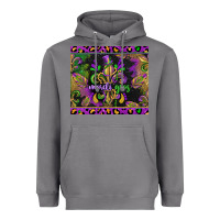 Storm mardi gras fleur de lis Heavyweight Hoodie - CowGirlArtShop
