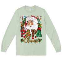 Matcha Papa Claus Christmas Long Sleeve Tee - NancyCooperArtShop