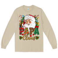 Mushroom Papa Claus Christmas Long Sleeve Tee - NancyCooperArtShop