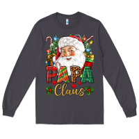 Smoke Papa Claus Christmas Long Sleeve Tee - NancyCooperArtShop