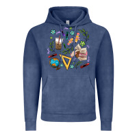 Vintage Denim teacher tools Vintage Hoodie - MaliasSmallBusiness