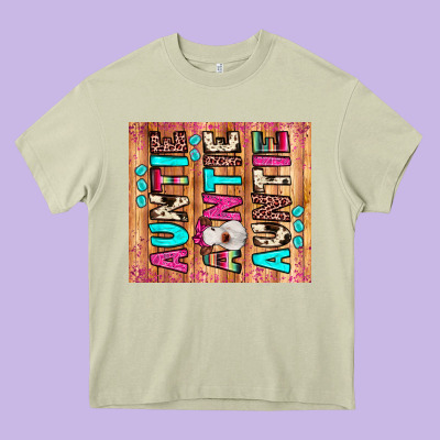 Auntie Heifer Heavy Core Tee Designed By Jahusdesignshop