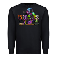Black witches brew Premium Sweatshirt - CowGirlArtShop