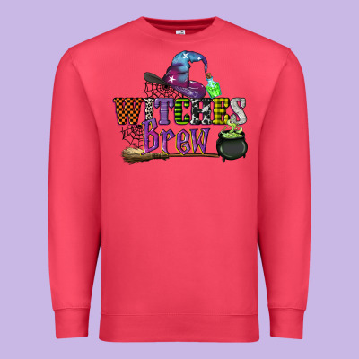 Witches Brew Premium Sweatshirt Designed By Cowgirlartshop